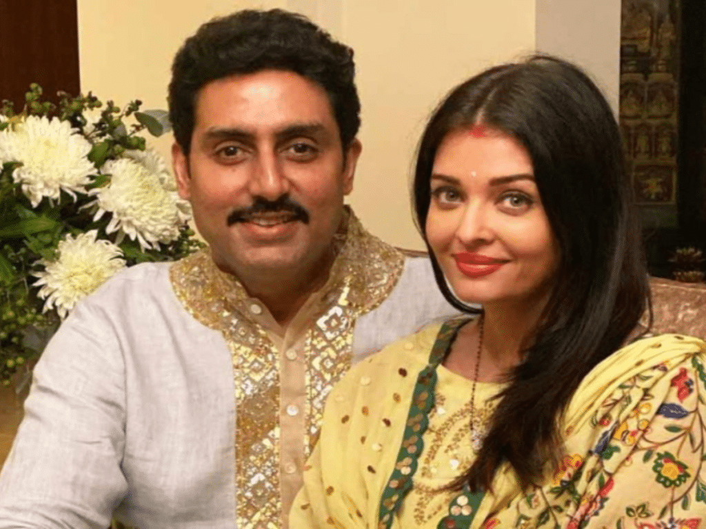 Aishwarya Rai Bachchan with husband Abhishek Bachchan/Instagram