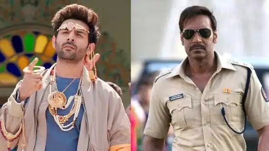 Singham Again Vs Bhool Bhulaiyaa 3 Box Office Day 2: Ajay Devgn Starrer ...