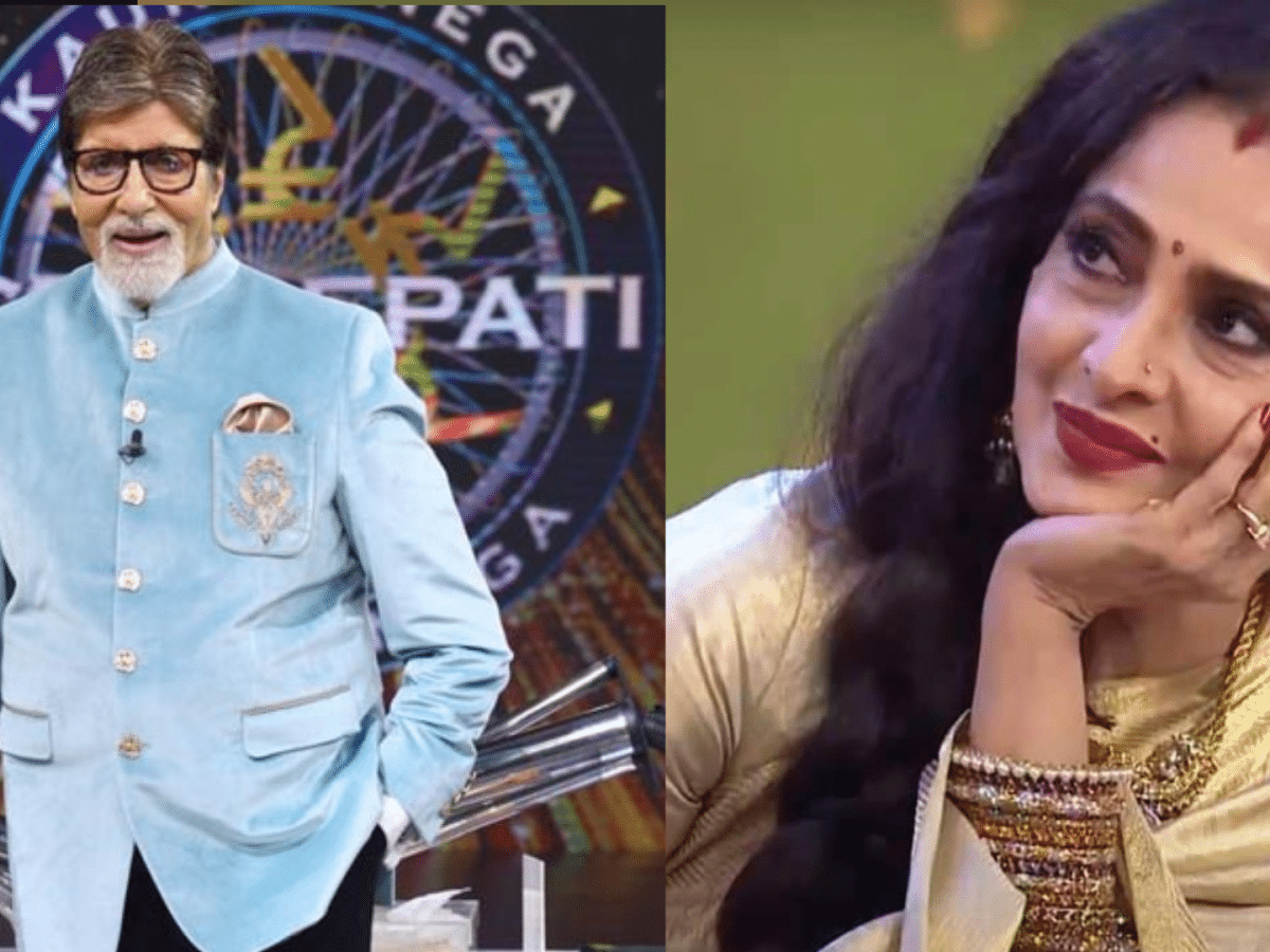 Rekha Says Mujhse Poochiye Naa About Amitabh Bachchan After Kapil