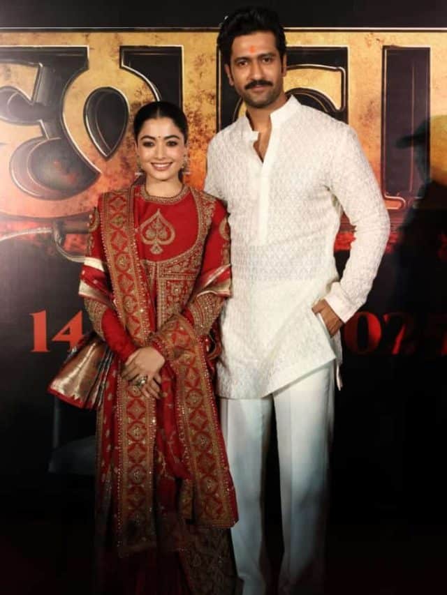 Chhaava Trailer Launch: Vicky Kaushal and Rashmika Mandanna make a grand entry in the Maratha style