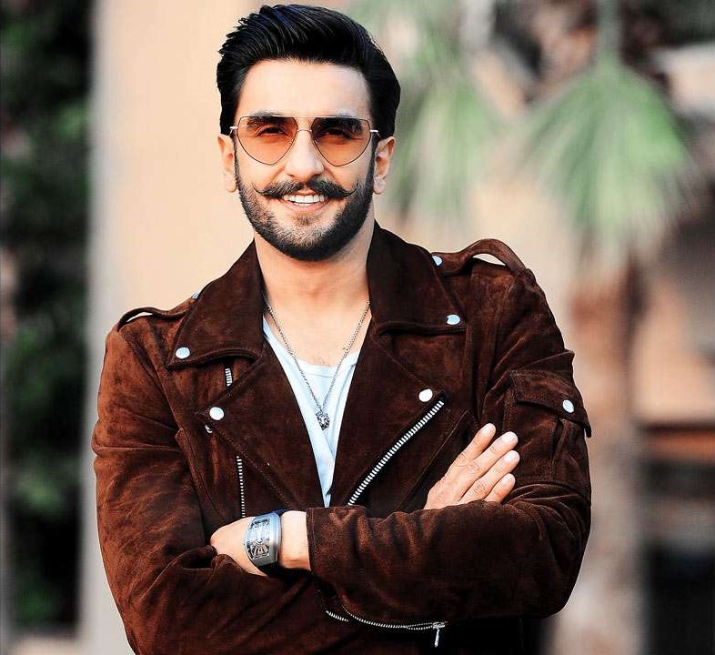 Bollywood Star Ranveer Singh hairstyle