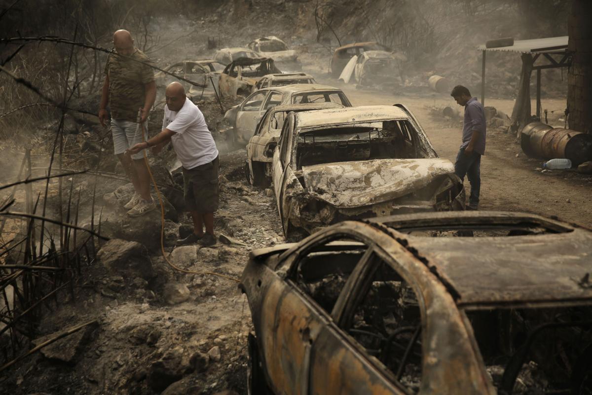 Lebanon Wildfires and Climate Change: Strong Forest Fires Spread ...