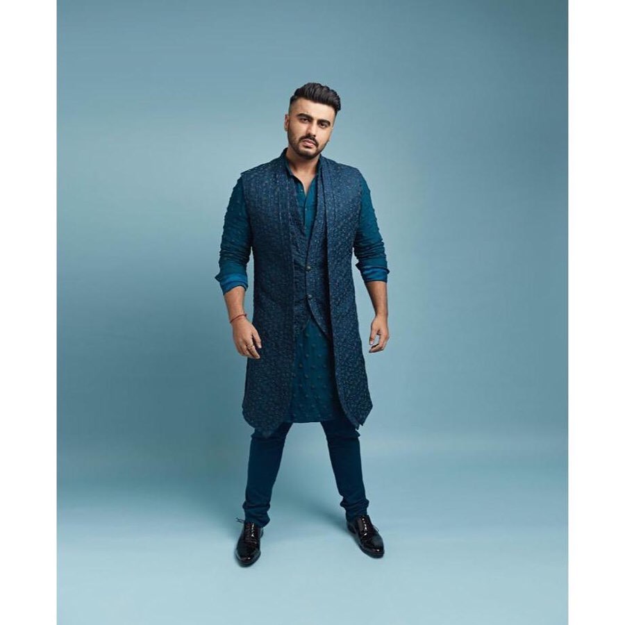 Arjun Kapoor Snapped In A Handsome Look Clad In Radiant Blue Hoodie