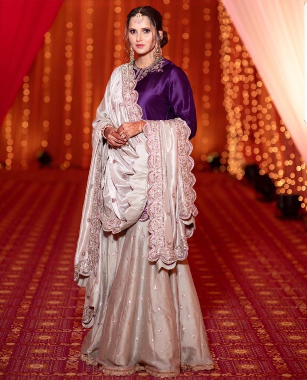 Sania Mirza Wedding Dress