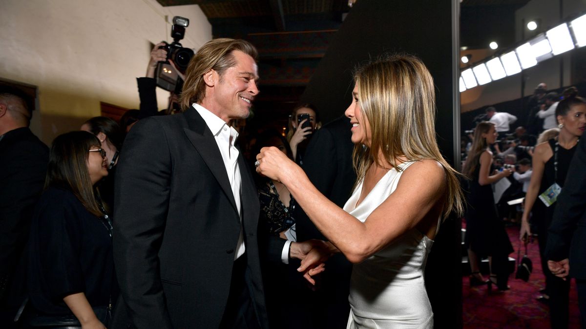 Brad Pitt and Jennifer Aniston at SAG Awards