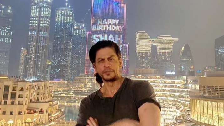 Dubai S Burj Khalifa Lights Up For Shah Rukh Khan S Birthday Nice To See Myself On Tallest Screen In The World Masala Com