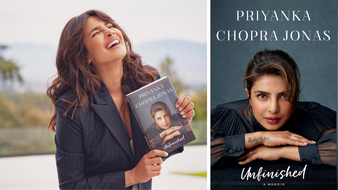 Priyanka Chopra Jonas Poses With Her New Book Unfinished Ahead Of Its Release Masala Com