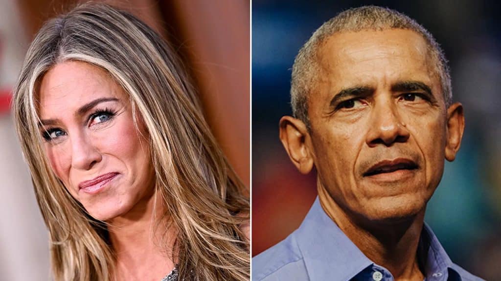 When Jennifer Aniston reacted to her affair rumours with former US president Barack Obama “Some cheesy tabloid is going to make up a story and…”